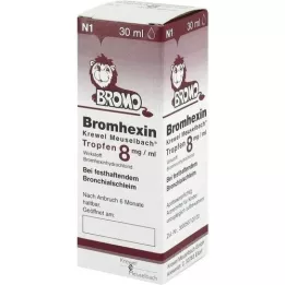 BROMHEXIN Krewel Meuselb.Pilieni 8mg/ml, 30 ml