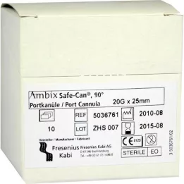AMBIX Safe-Can Portpunkt.Kan.20 Gx25 mm izliekts, 10 gab