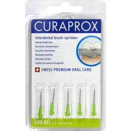 CURAPROX CPS 011 Interdentalb.xx-smalks gaiši zaļš, 5 gab