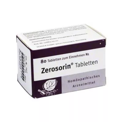 ZEROSORIN Tabletes, 80 gab