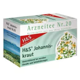 H&amp;S asinszāles filtra maisiņi, 20X2,0 g