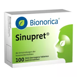 SINUPRET apvalkotās tabletes, 100 gab