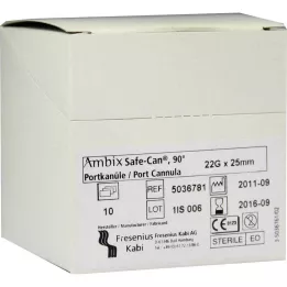 AMBIX Seifs-Can Portpunkt.Kan.22 Gx25 mm izliekts, 10 gab