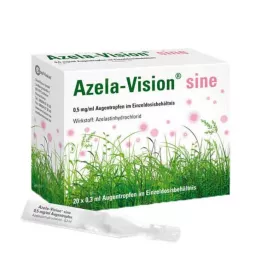 AZELA-Vision sine 0,5 mg/ml acu pilieni viena deva, 20X0,3 ml
