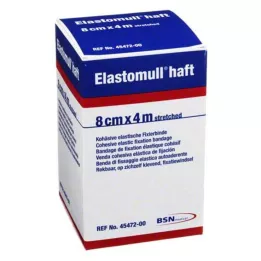 ELASTOMULL kāta 8 cmx4 m fiksācijas pārsējs, 1 gab