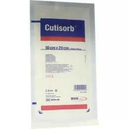CUTISORB Sūkšanas kompreses sterilas 10x20 cm, 1 gab