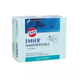 EMSER Deguna skalošanas sāls fizioloģiskā pudele, 20 gab