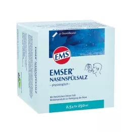 EMSER Deguna skalošanas sāls fizioloģiskā pudele, 50 gab