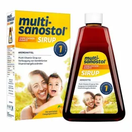 MULTI SANOSTOL Sīrups bez pievienotā cukura, 260 g