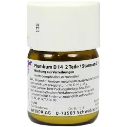PLUMBUM D14 2 daļas/ STANNUM D14 1 daļa triturācijas, 50 g