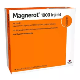 MAGNEROT 1000 injekciju ampulas, 10X10 ml