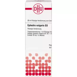 EPHEDRA VULGARIS D 3 atšķaidījums, 20 ml