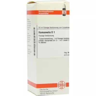 HAMAMELIS D 1 atšķaidījums, 50 ml