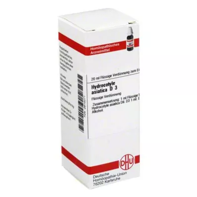 HYDROCOTYLE asiatica D 3 Atšķaidījums, 20 ml