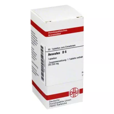 AESCULUS D 6 tabletes, 80 gab