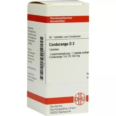 CONDURANGO D 3 tabletes, 80 gab