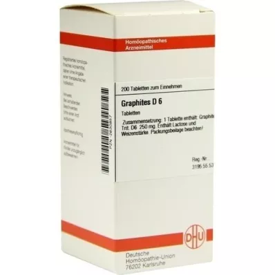 GRAPHITES D 6 tabletes, 200 gab GRAPHITES D 6 tabletes, 200 gab