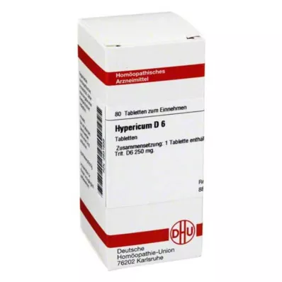 HYPERICUM D 6 tabletes, 80 gab