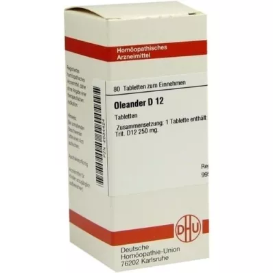 OLEANDER D 12 tabletes, 80 gab