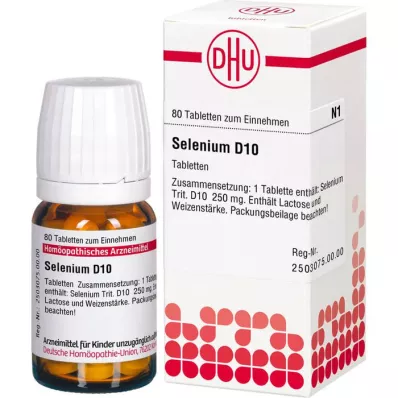 SELENIUM D 10 tabletes, 80 gab