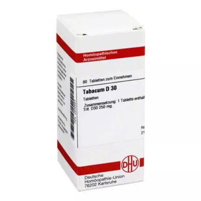 TABACUM D 30 tabletes, 80 gab
