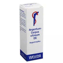 ARGENTUM CORPUS Vitreum D 6 acu pilieni, 10 ml