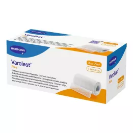 VAROLAST Plus cinka adhezīvs pārsējs 8 cmx5 m, 1 gab