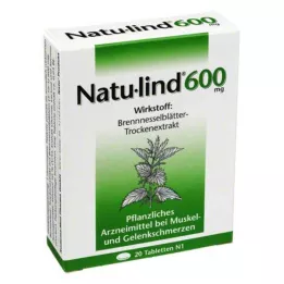 NATULIND 600 mg apvalkotās tabletes, 20 gab