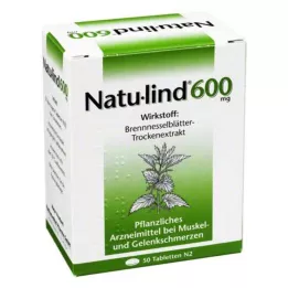 NATULIND 600 mg apvalkotās tabletes, 50 gab