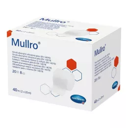 MULLRO Pārsēja marles maiņa velmēta, 1 gab