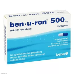 BEN-U-RON 500 mg kapsulas, 20 gab