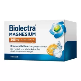 BIOLECTRA Magnijs 365 mg fortissimum Orange, 40 gab