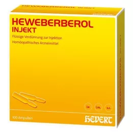 HEWEBERBEROL injicējamās ampulas, 100 gab