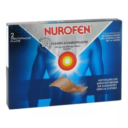 NUROFEN 24 stundu sāpju plāksteris 200 mg, 2 gab