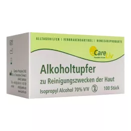 ALKOHOLTUPFER 3x6 cm sterils, 100 gab