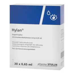 HYLAN 0,65 ml acu pilieni, 30 gab