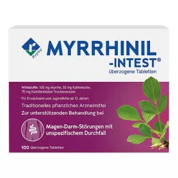 MYRRHINIL INTEST apvalkotās tabletes, 100 gab