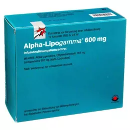 ALPHA-LIPOGAMMA 600 mg infūziju šķīduma koncentrāts, 10X24 ml