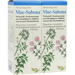 MUC SABONA Sīrups, 2X100 ml