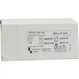 AMBIX Safe-Can porta punkts. Can.22 Gx37 mm taisna, 10 gab