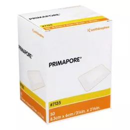 PRIMAPORE 6x8,3 cm brūču pārsējs sterils, 50 gab