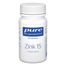 PURE ENCAPSULATIONS Cinka 15 Cinka pikolināta kapsulas, 60 gab