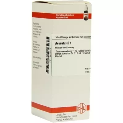 AESCULUS D 1 atšķaidījums, 50 ml
