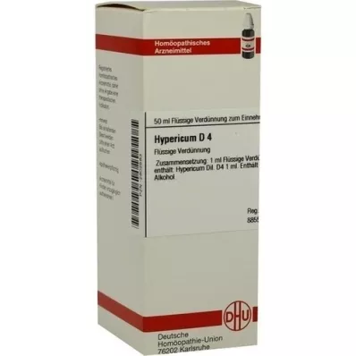 HYPERICUM D 4 atšķaidījums, 50 ml HYPERICUM D 4 atšķaidījums, 50 ml