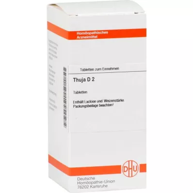 THUJA D 2 tabletes, 80 gab