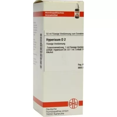 HYPERICUM D 2 Atšķaidījums, 50 ml