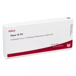 HEPAR GL D 4 ampulas, 10X1 ml