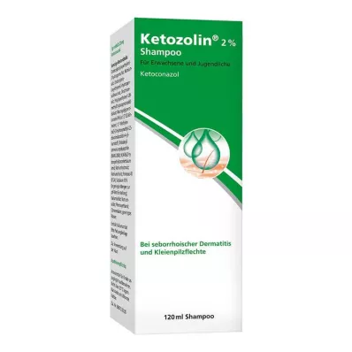 KETOZOLIN 2% šampūns, 120 ml KETOZOLIN 2% šampūns, 120 ml