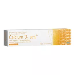 CALCIUM D3 acis 1000 mg/880 SV putojošās tabletes, 20 gab