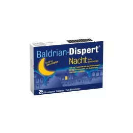 BALDRIAN DISPERT Nakts, lai aizmigtu üb.Tabletes, 25 gab